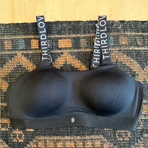 ThirdLove Women's Black Bra with Logo Straps
